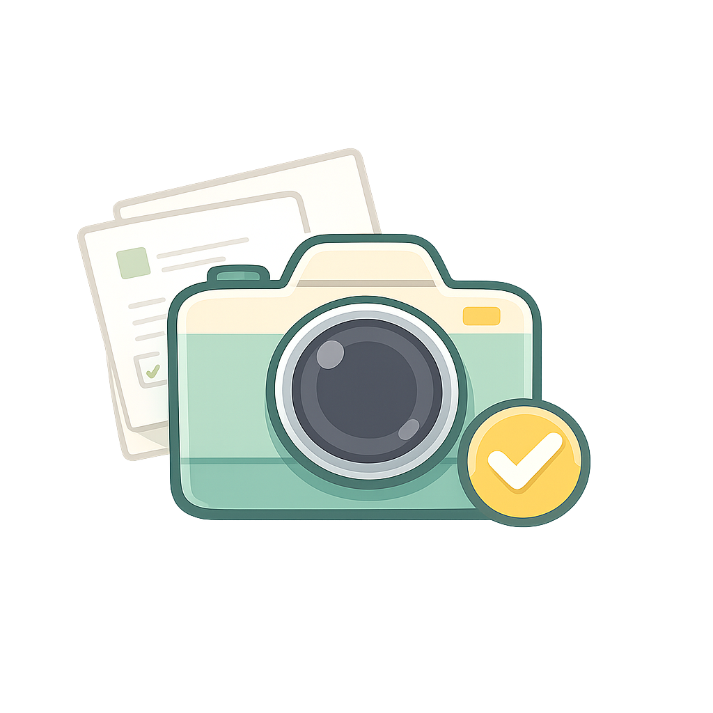 写真でおたよりをかんたんに登録するアイコン